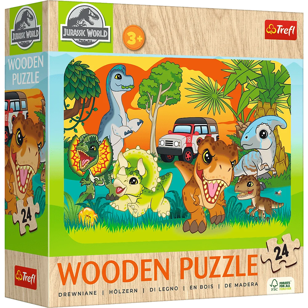 Puzzle drewniane - prezent dla chłopca