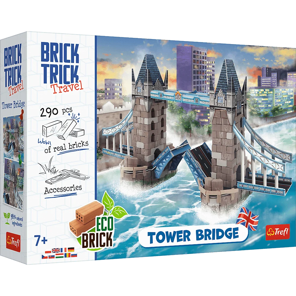 Klocki ceramiczne - Tower Bridge - prezent dla chłopca