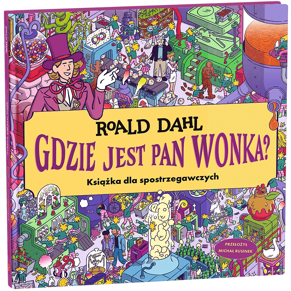 Książka Gdzie jest pan Wonka - prezent dla chłopców