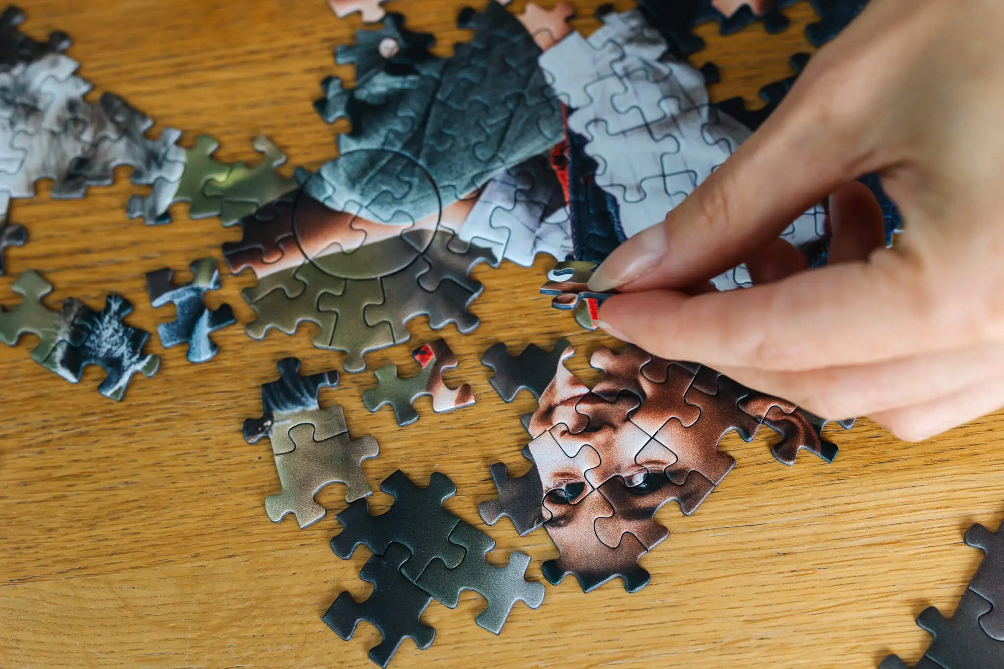 Puzzle personalizowane okrągłe