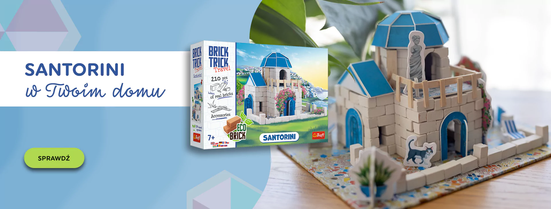 Buduj z cegły! Klocki ceramiczne Brick Trick
